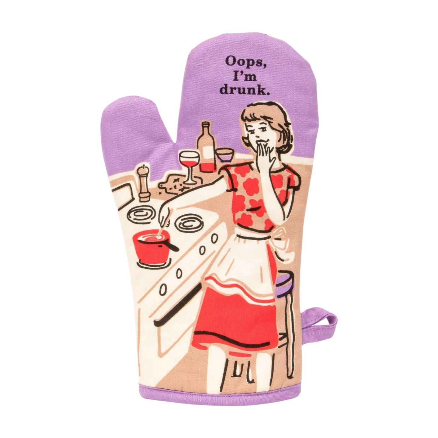 Blue Q Oven Mitt - Oops, I'm Drunk