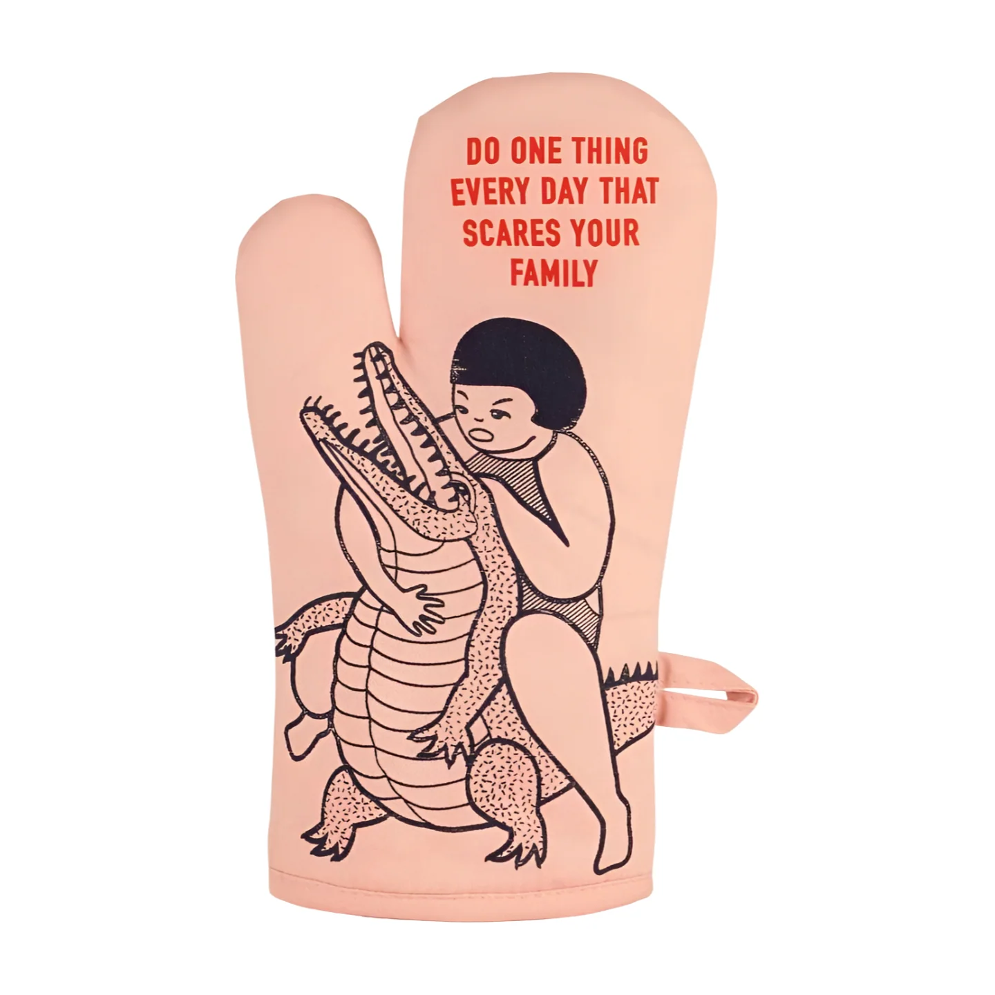 Blue Q Oven Mitt - Scares Your Family