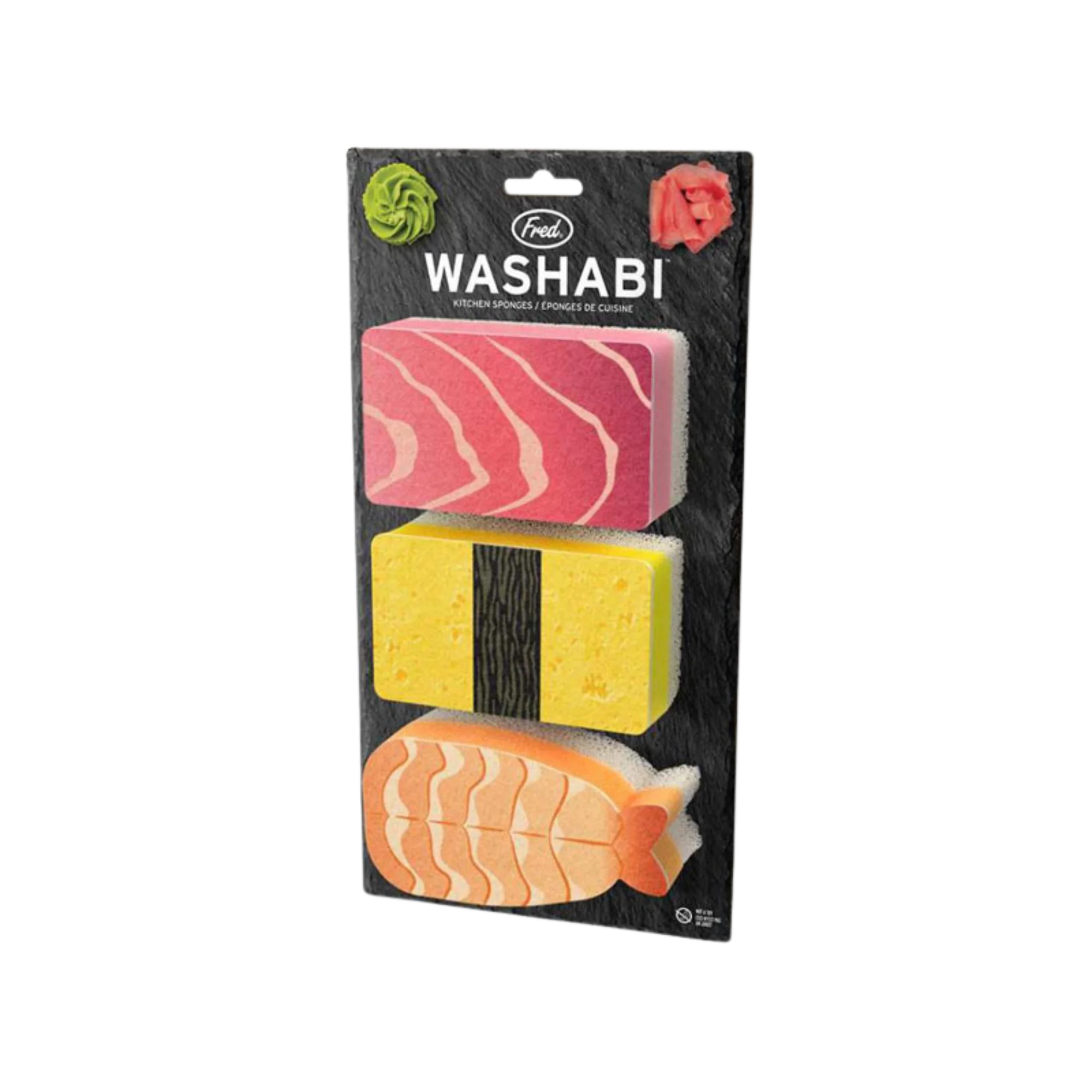 Fred Washabi Sushi Sponges