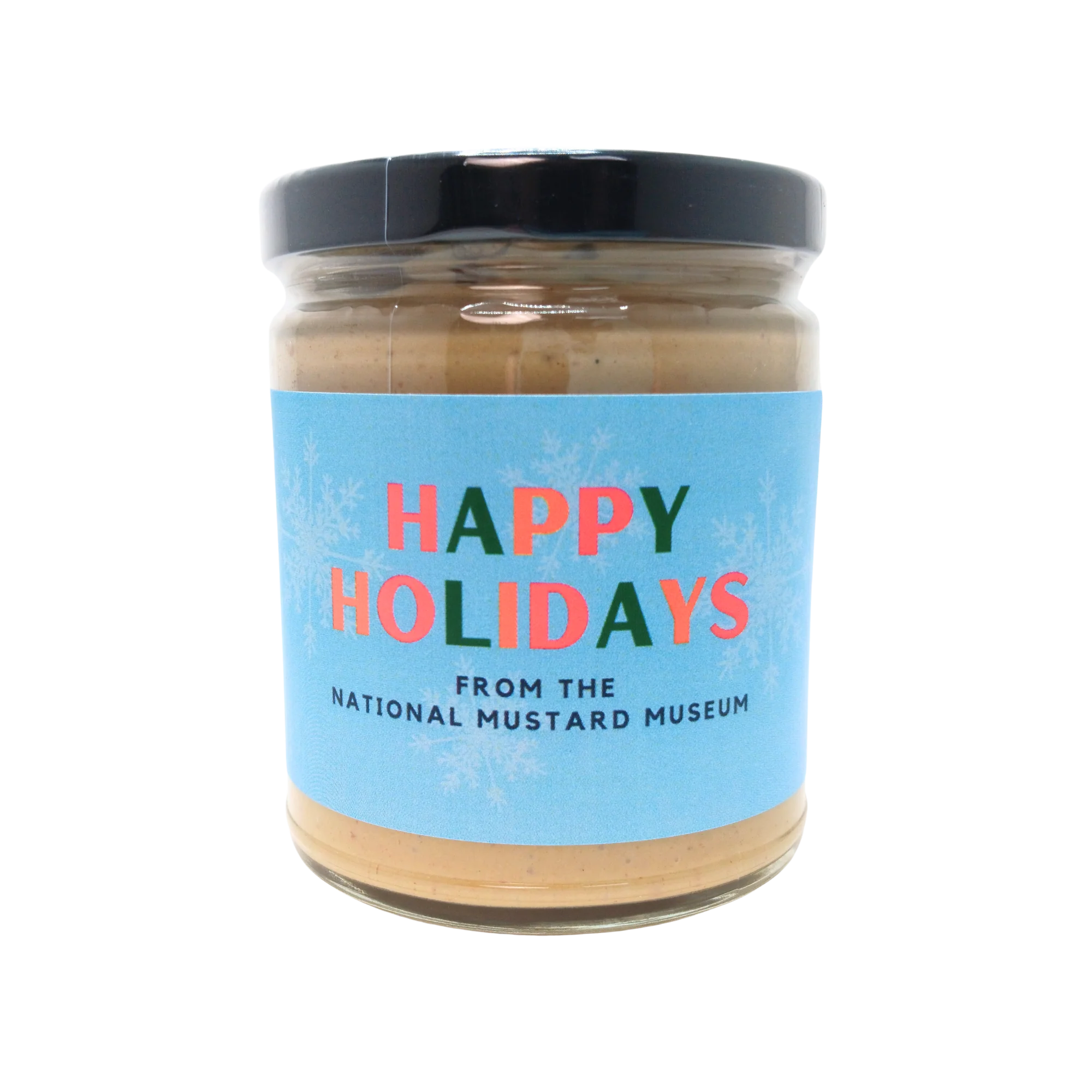 Happy Holidays Greeting Card Mustard
