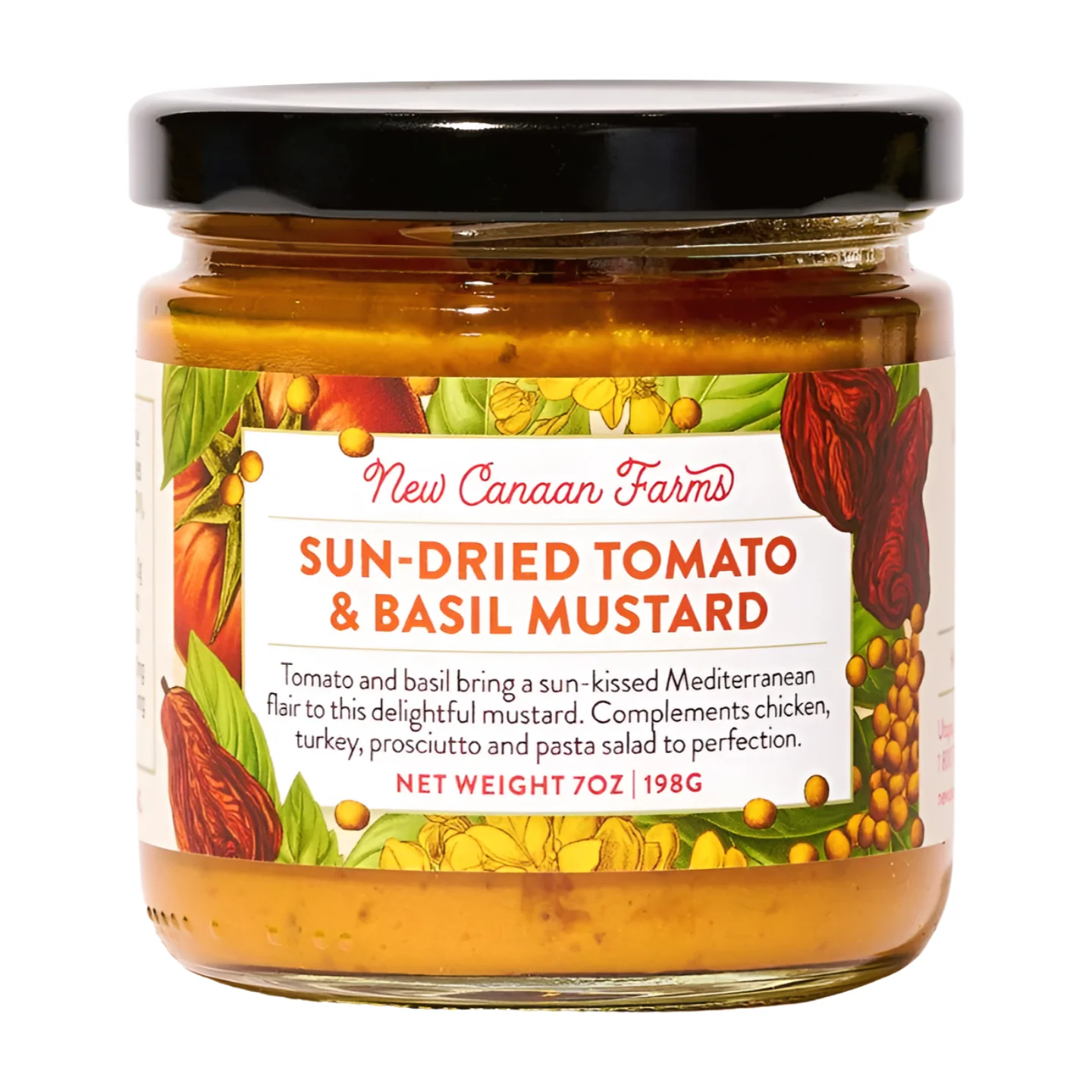 New Canaan Farms Sun-Dried Tomato & Basil Mustard