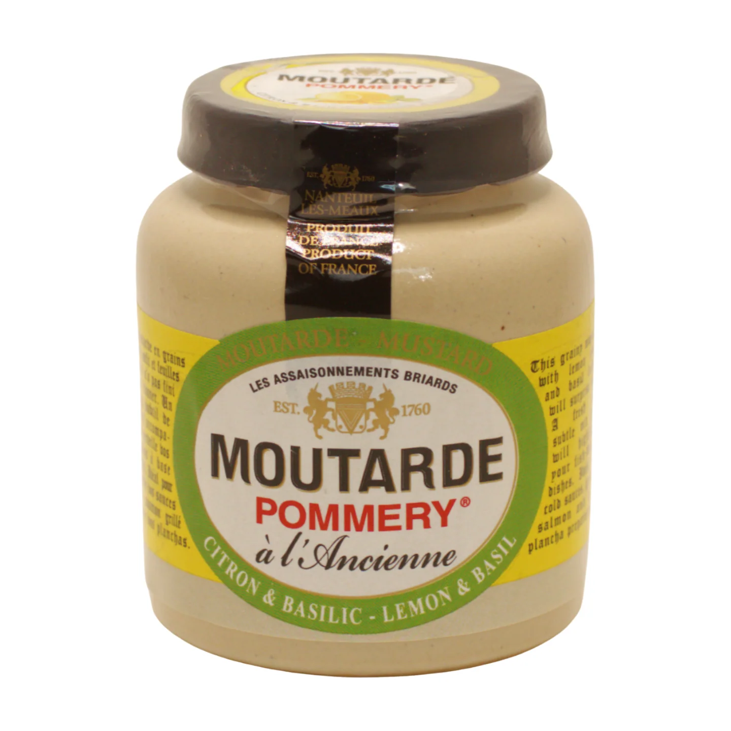 Pommery Lemon & Basil Mustard